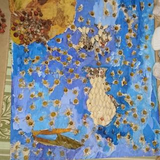 "Ваза в ромашках"