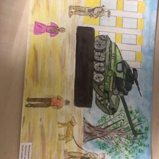 Рисунок " Военный мемориал".