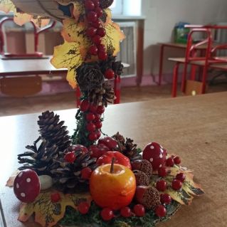 Осенний водопад.