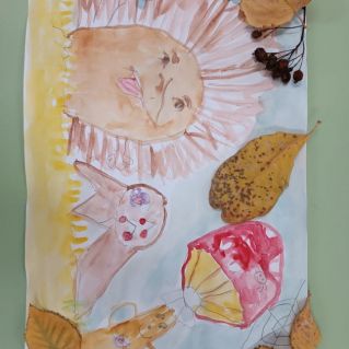 "В гостях у ежика"