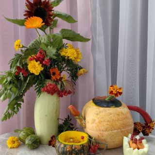 Натюрморт "Осеннее чаепитие"