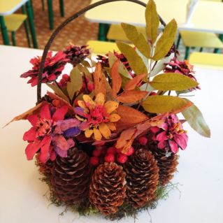 Осенняя корзиночка