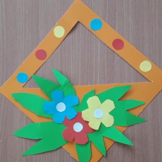 "Корзина с цветами"