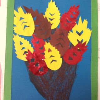 Аппликация "Осенний пейзаж"