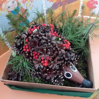 Ёжик в лесу