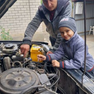 Папина школа!