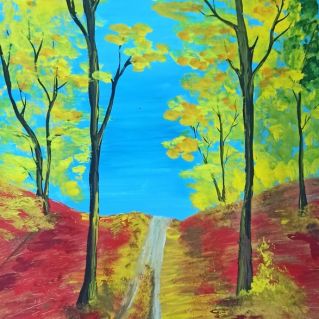 "В осеннем лесу"