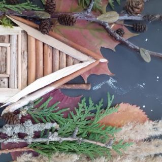 Избушка в лесу.