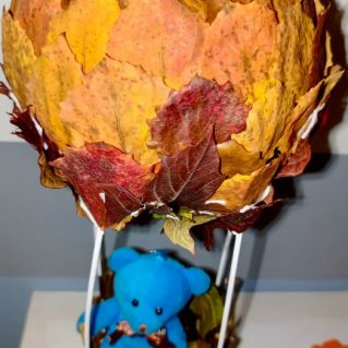 Полет медведя на  воздушном шаре