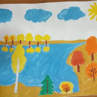 Рисунок "Краски осени"