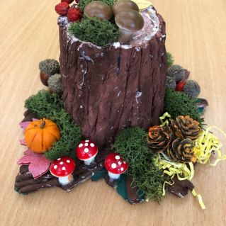 Осенний пень