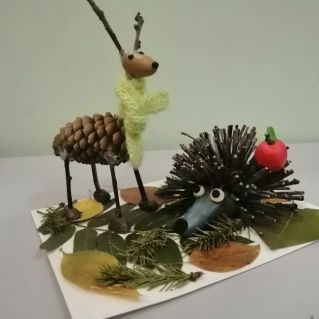 На лесной полянке