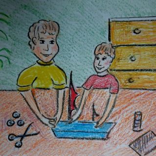 "Хочу быть как папа"