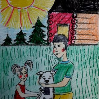 "Папа и я - неразлучные друзья"