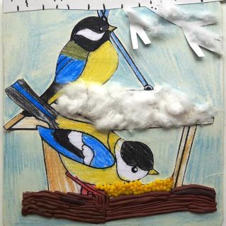 Покормите птиц зимой