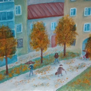 Осень во дворе