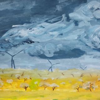 Ветреный день