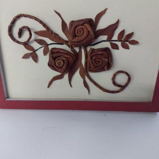 Розы из кожи