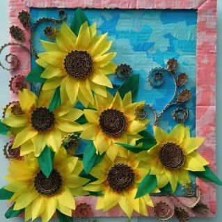 Панно "Маленькие солнышки"