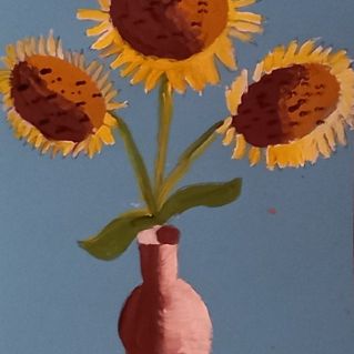 Солнечные подсолнухи.