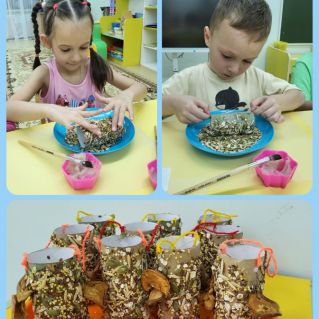 "Смастерили сами мы кормушку!"