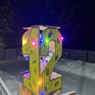 новогодний фонарь