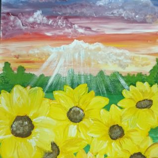 "Пейзаж для мамочки"