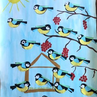 Зимовье синичек