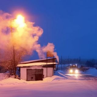 Морозный вечер декабря