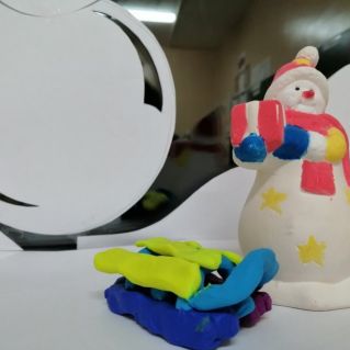 "Веселый снеговик"