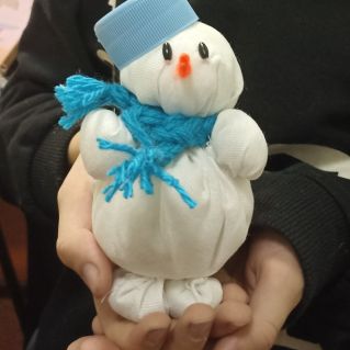 Мягкая игрушка "Снеговик"