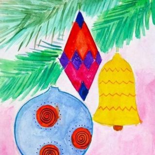 "Елочные игрушки"