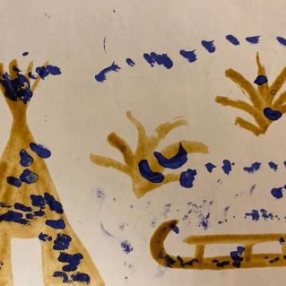 Зима на севере