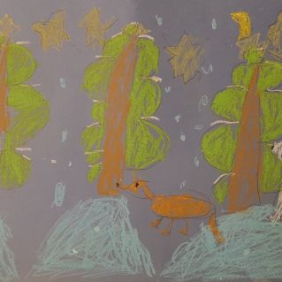 "Звери в зимнем лесу"