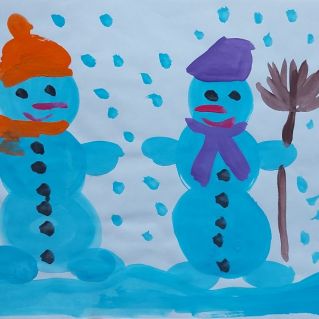 Весёлые снеговики