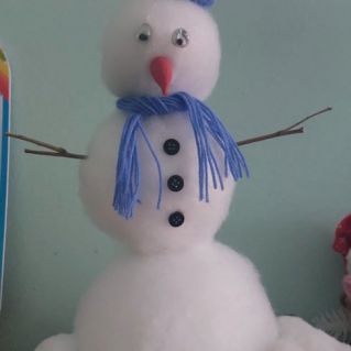 "Мой веселый снеговик"