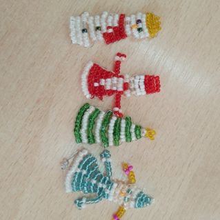 Новогодние игрушки.Бисероплетение