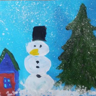 Серебристый снег