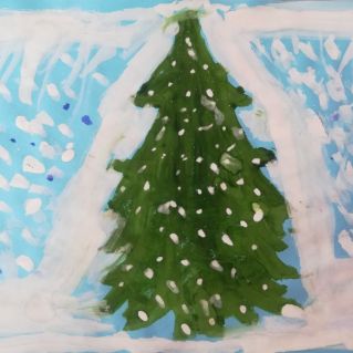 Снег кругом