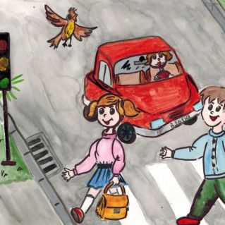 "Это знают все вокруг, светофор - наш лучший друг!"