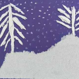 Зима белоснежная