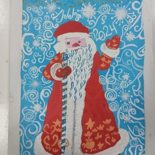 "Узоры Дедушки Мороза "