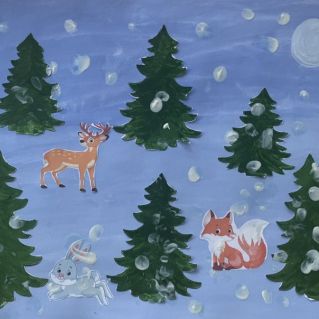 "Зимний лес"