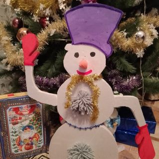 Мой веселый снеговик