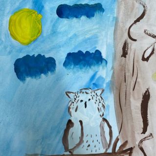 "Совёнок на дереве"