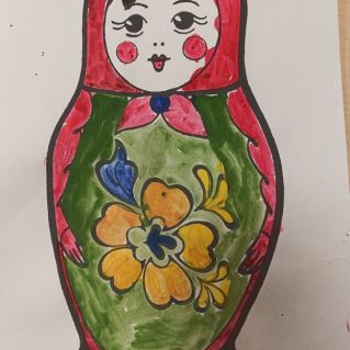 Нарядная Матрешка