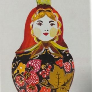 Традиционная новогодняя игрушка - матрёшка