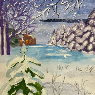 "Поёт зима - аукает..."