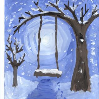 Лунное небо декабря