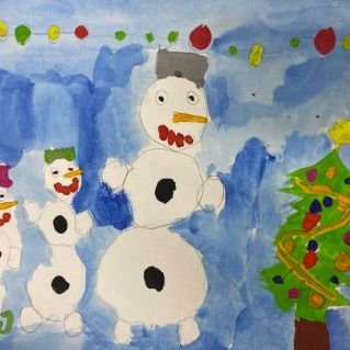 "Весёлые снеговики"